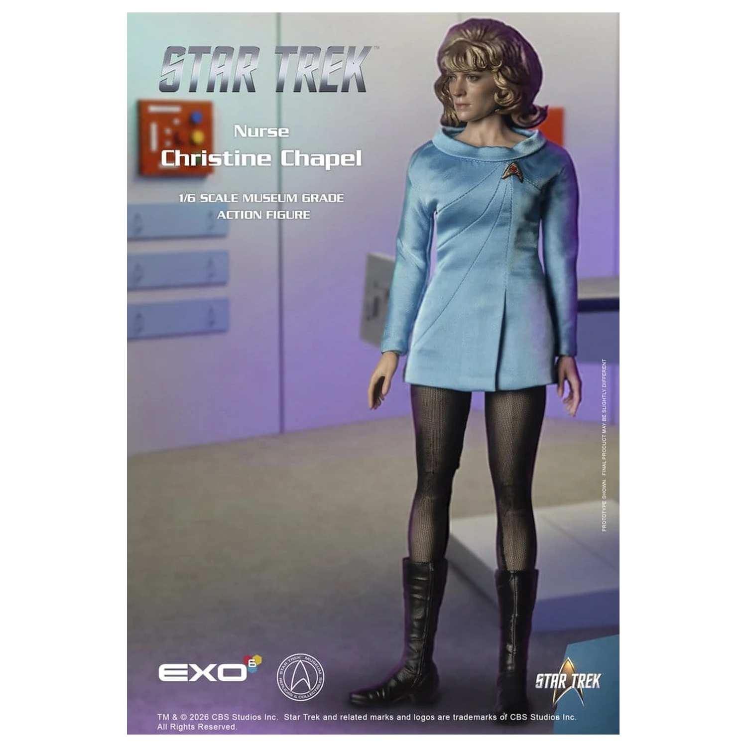 Star Trek: The Original Series Museum Grade akciófigura 1/6 Nurse Christine Chapel 28 cm termékfotó