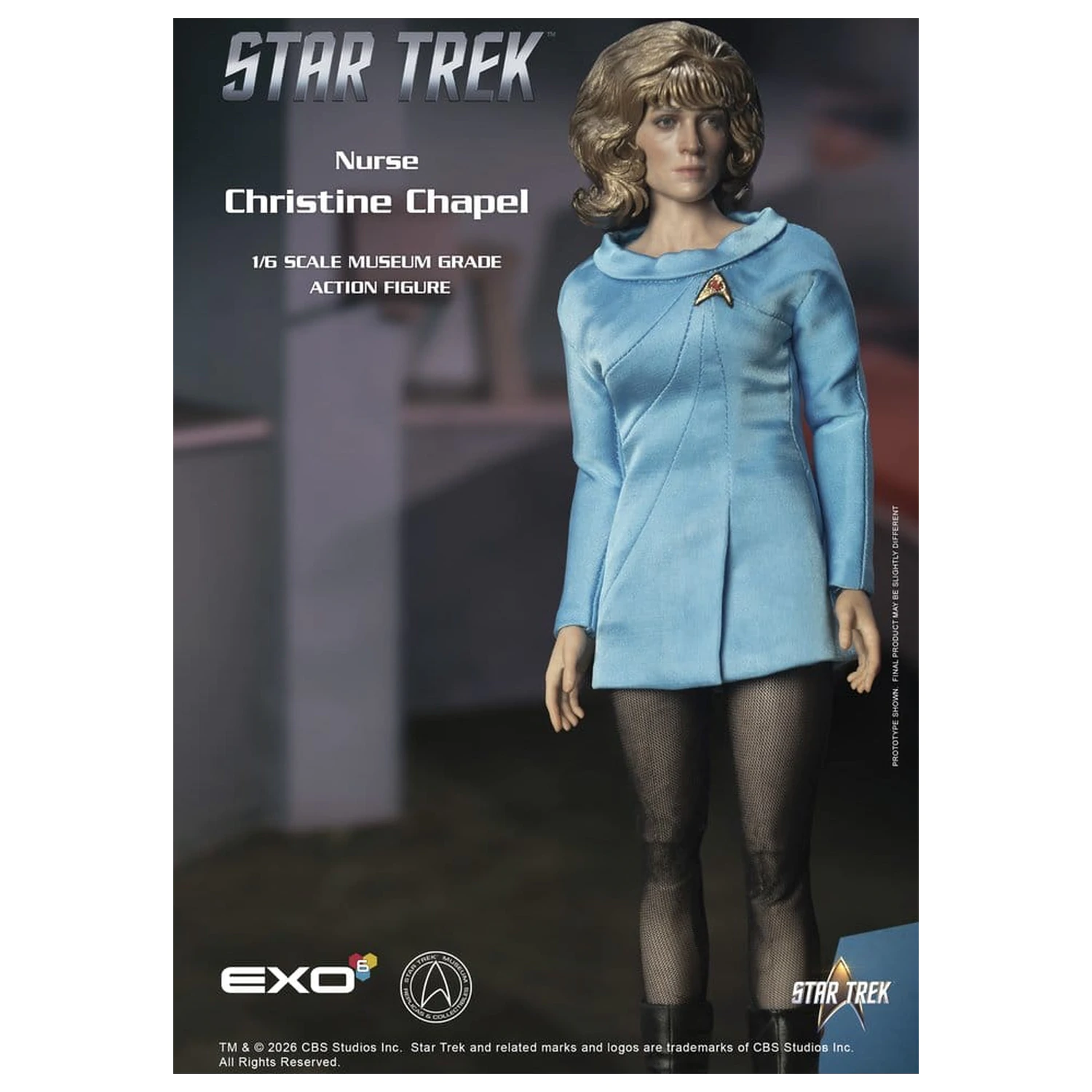 Star Trek: The Original Series Museum Grade akciófigura 1/6 Nurse Christine Chapel 28 cm termékfotó