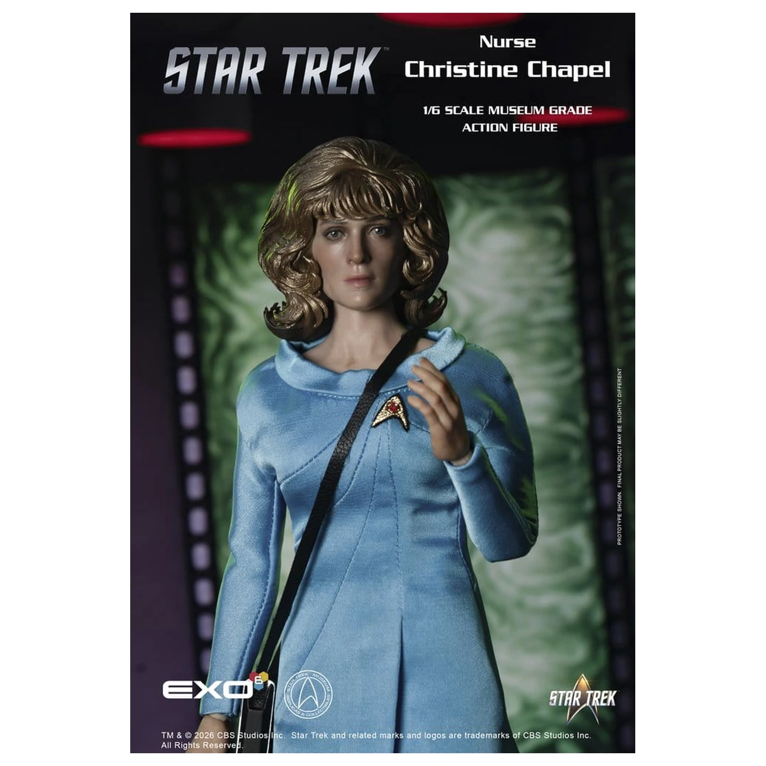 Star Trek: The Original Series Museum Grade akciófigura 1/6 Nurse Christine Chapel 28 cm termékfotó
