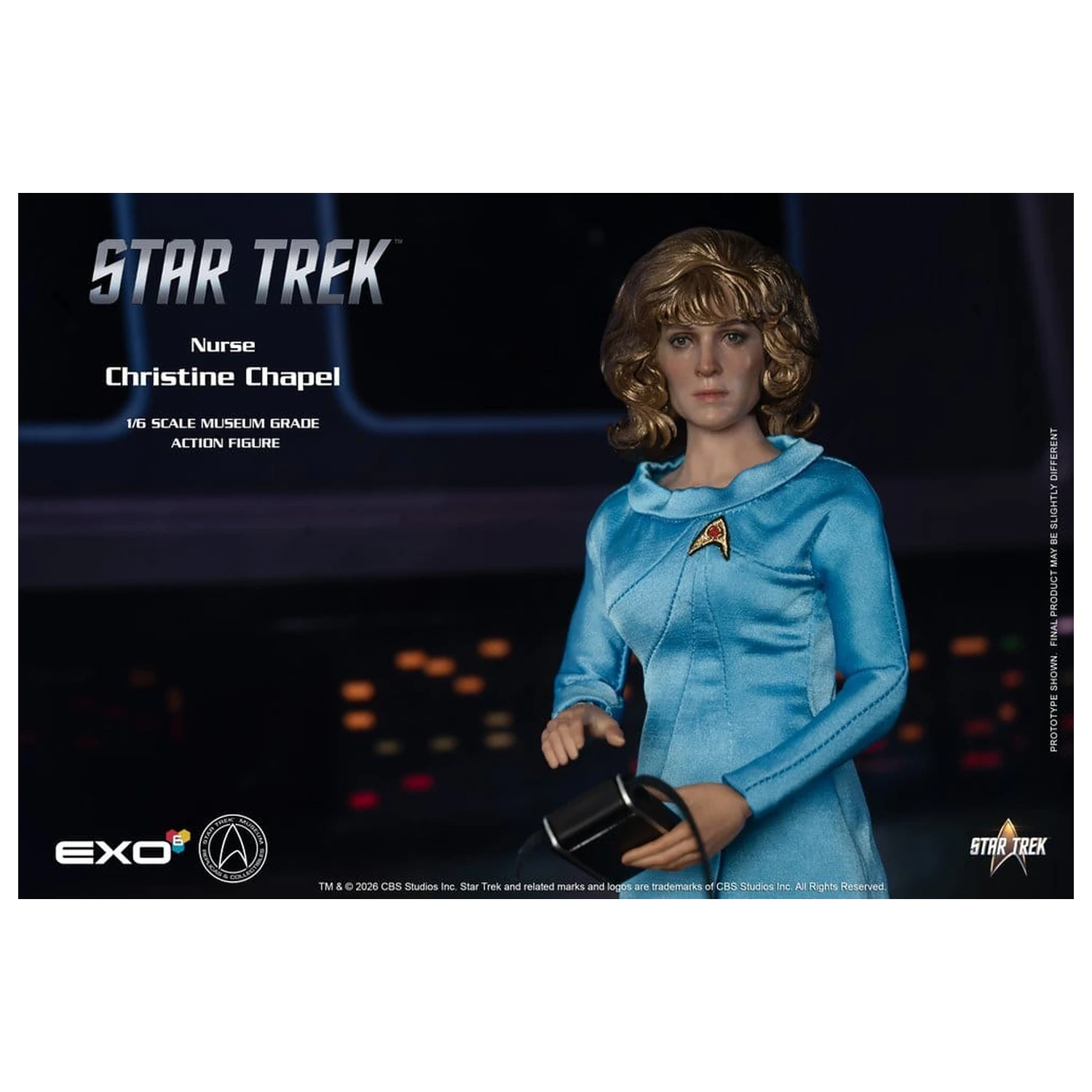 Star Trek: The Original Series Museum Grade akciófigura 1/6 Nurse Christine Chapel 28 cm termékfotó