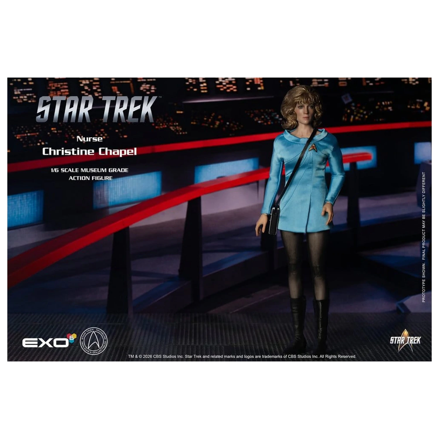 Star Trek: The Original Series Museum Grade akciófigura 1/6 Nurse Christine Chapel 28 cm termékfotó