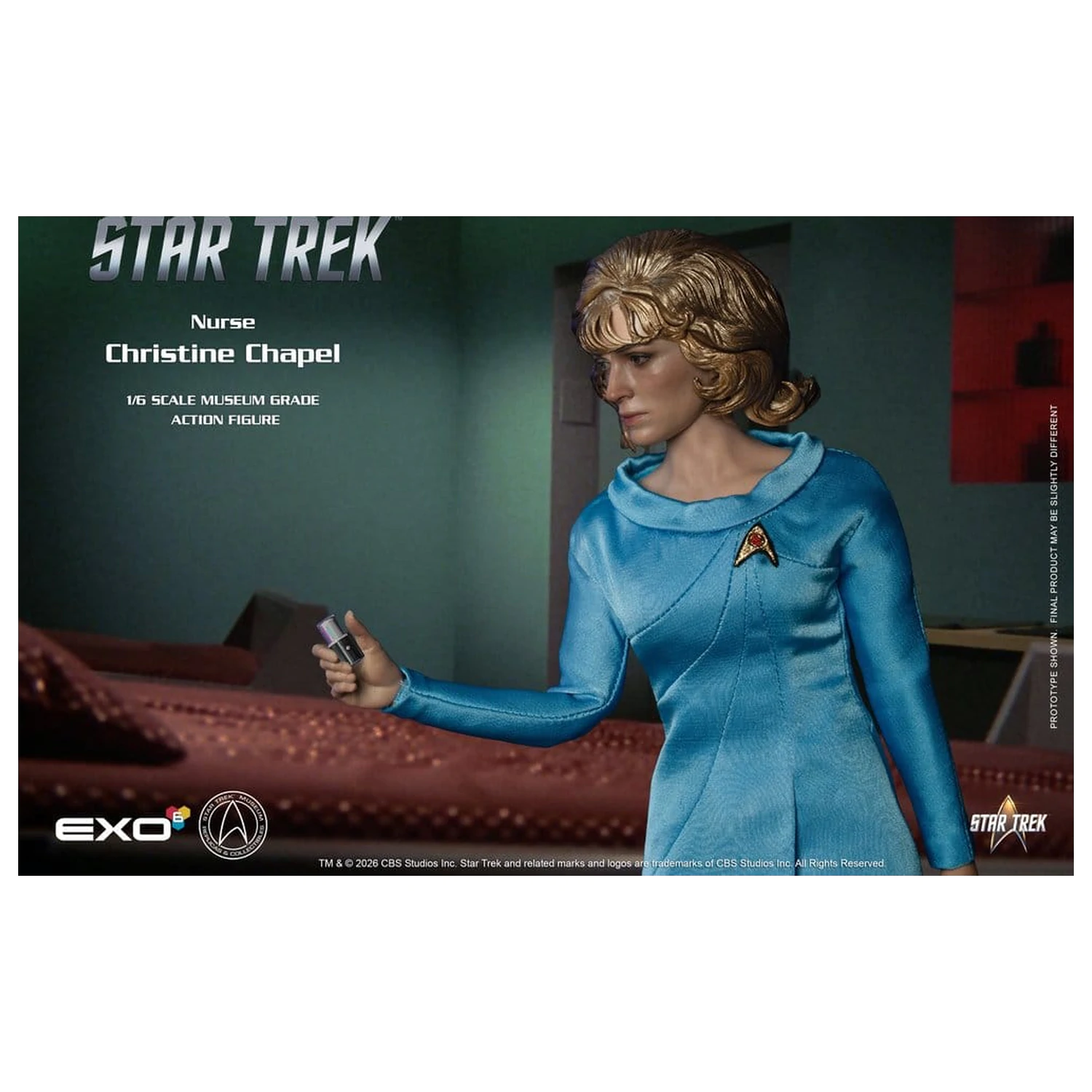 Star Trek: The Original Series Museum Grade akciófigura 1/6 Nurse Christine Chapel 28 cm termékfotó