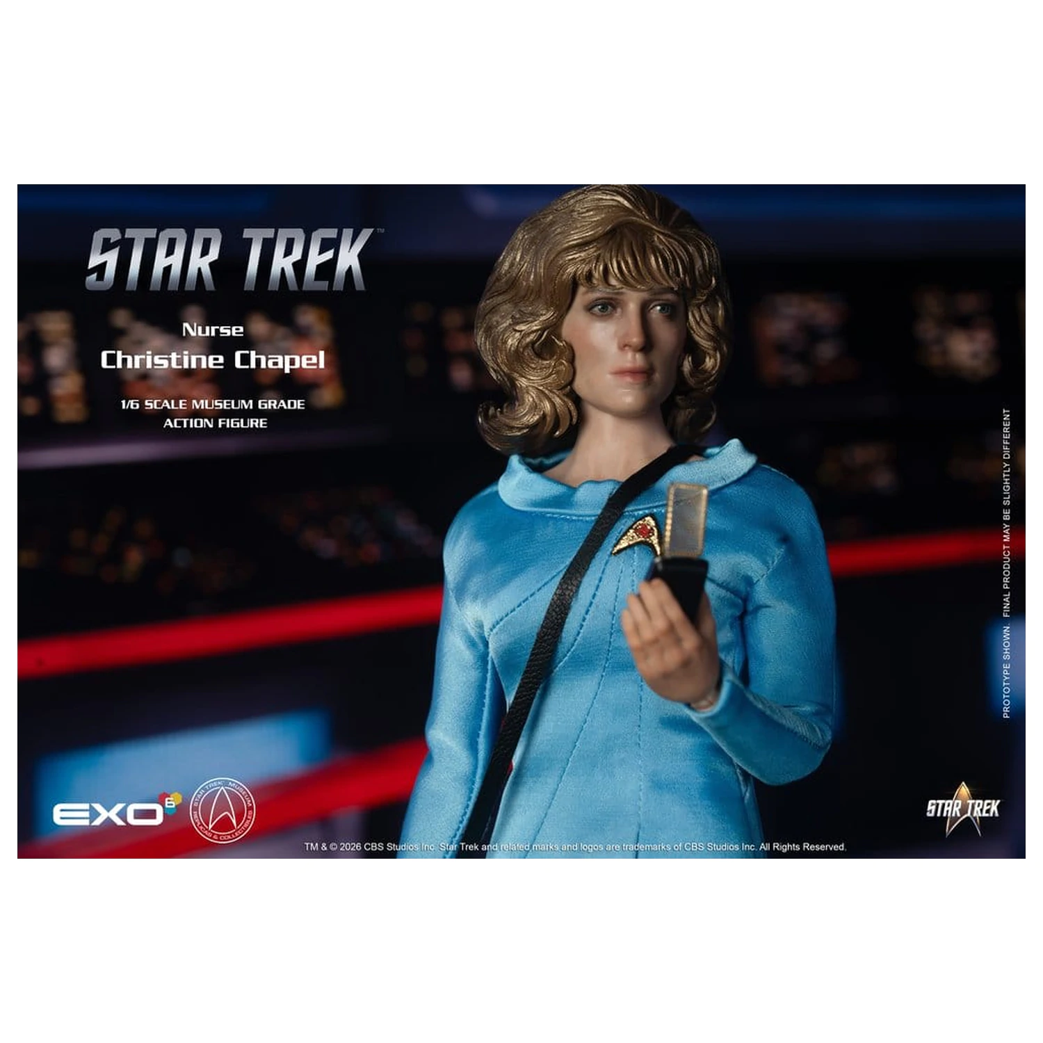 Star Trek: The Original Series Museum Grade akciófigura 1/6 Nurse Christine Chapel 28 cm termékfotó