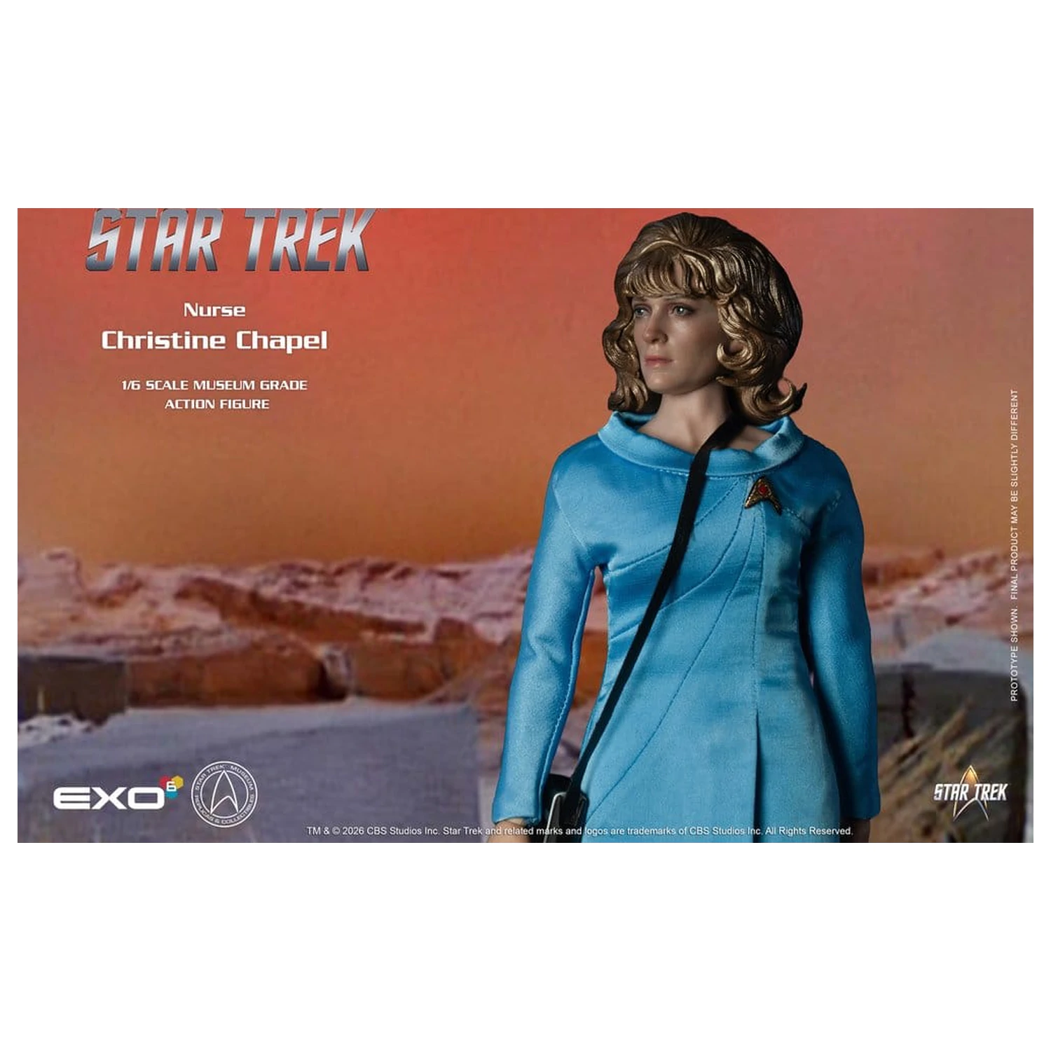 Star Trek: The Original Series Museum Grade akciófigura 1/6 Nurse Christine Chapel 28 cm termékfotó