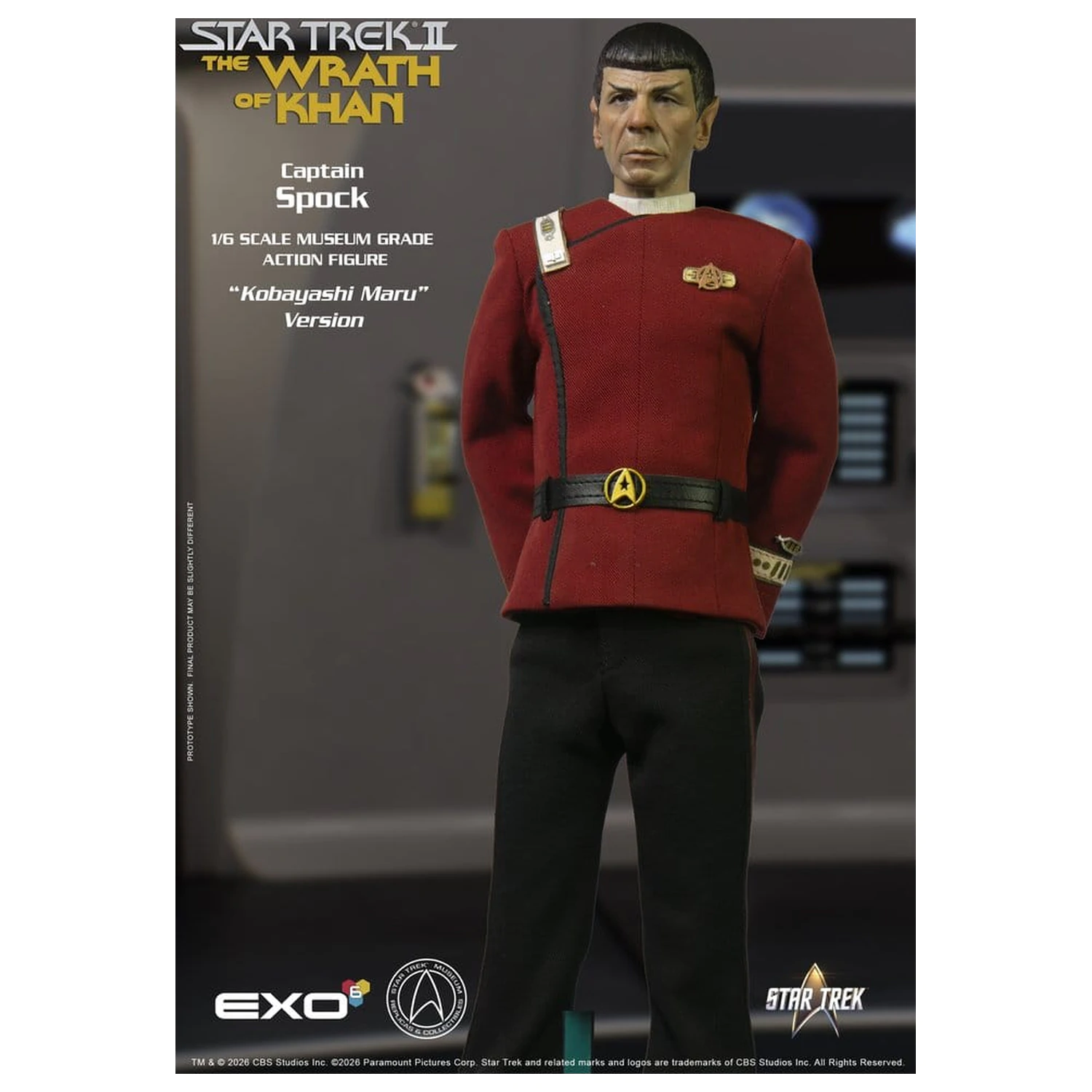 Star Trek: The Wrath of Khan 1/6 Captain Spock Kobayashi Maru Version akciófigura 30 cm termékfotó