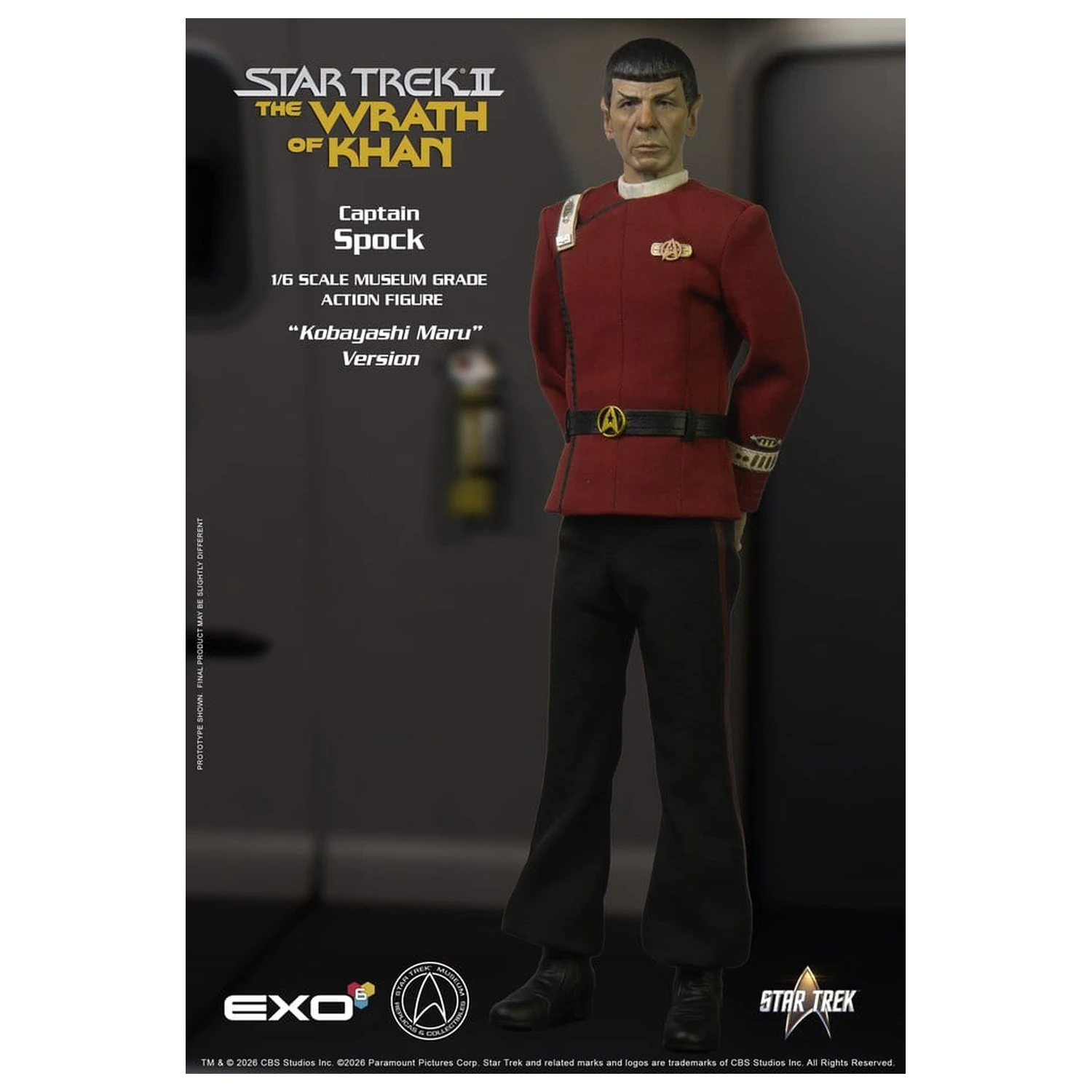 Star Trek: The Wrath of Khan 1/6 Captain Spock Kobayashi Maru Version akciófigura 30 cm termékfotó