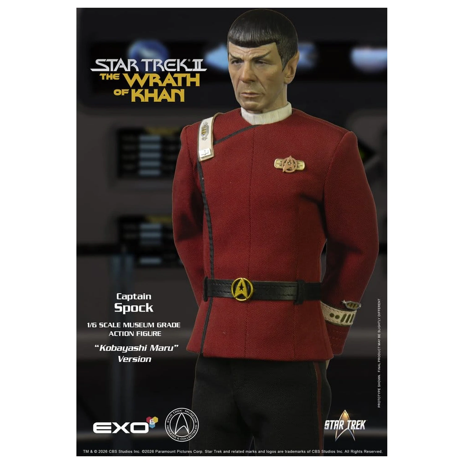 Star Trek: The Wrath of Khan 1/6 Captain Spock Kobayashi Maru Version akciófigura 30 cm termékfotó