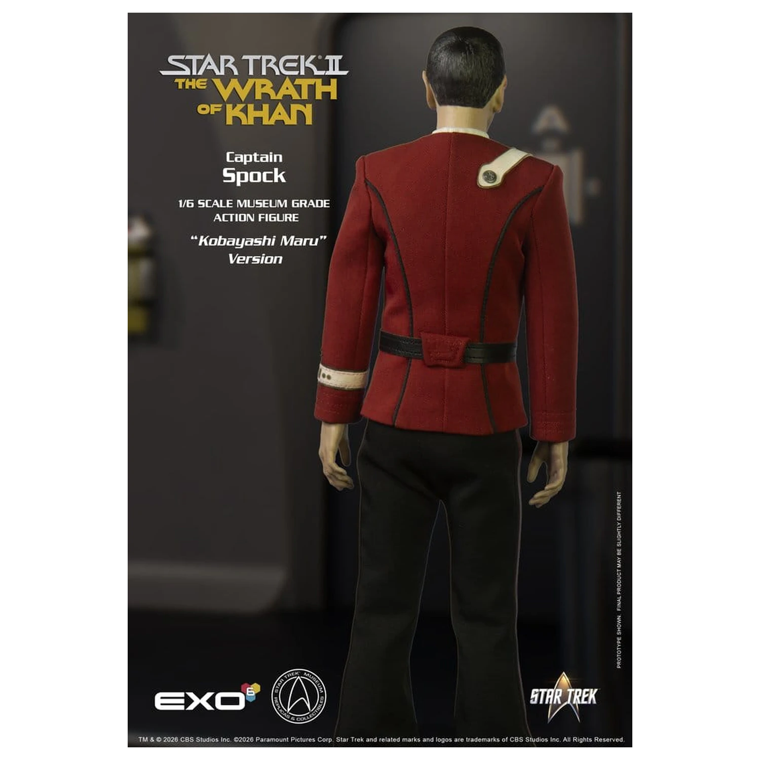 Star Trek: The Wrath of Khan 1/6 Captain Spock Kobayashi Maru Version akciófigura 30 cm termékfotó