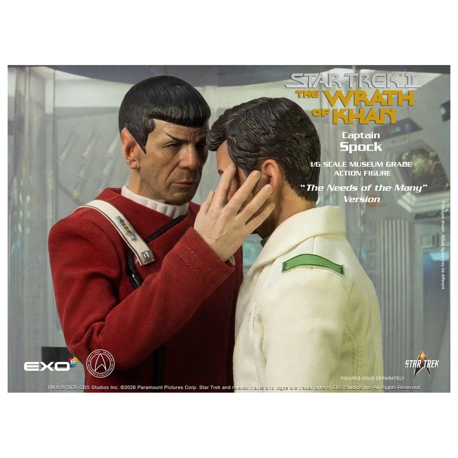 Star Trek: The Wrath of Khan 1/6 Captain Spock Needs of the Many Version akciófigura 30 cm termékfotó