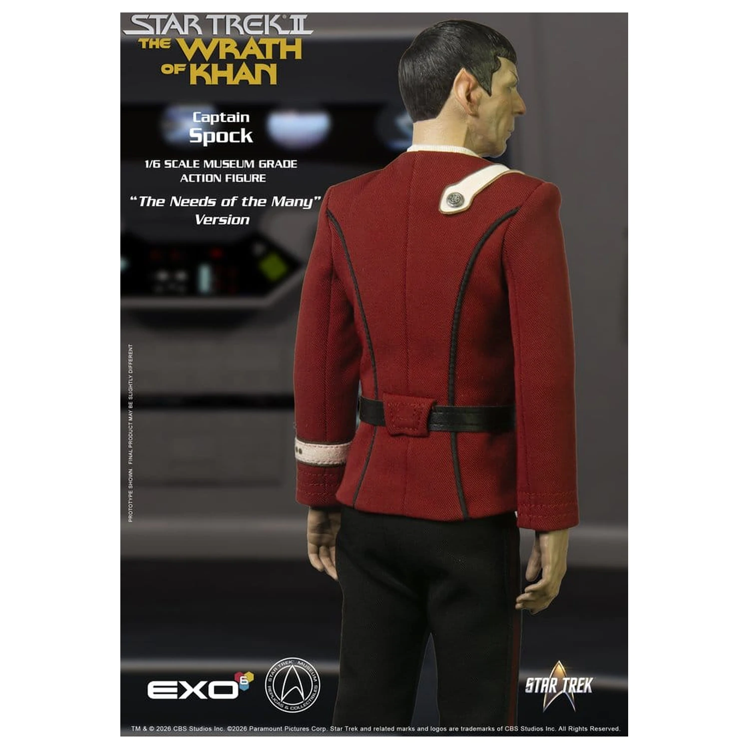 Star Trek: The Wrath of Khan 1/6 Captain Spock Needs of the Many Version akciófigura 30 cm termékfotó