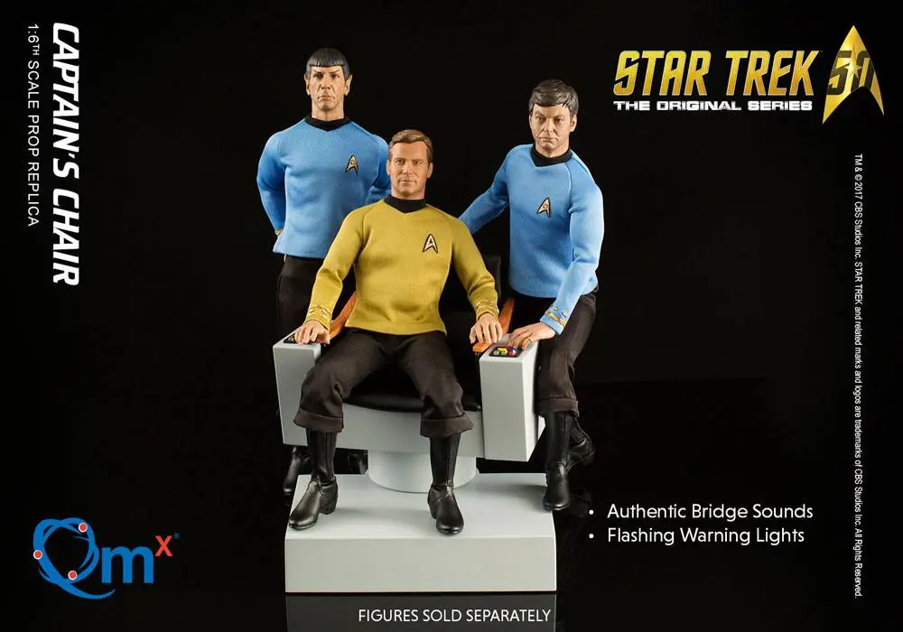 Star Trek TOS 1/6 Captain's Chair replika 20 cm termékfotó
