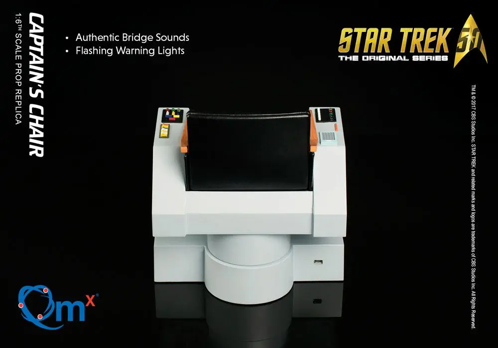 Star Trek TOS 1/6 Captain's Chair replika 20 cm termékfotó