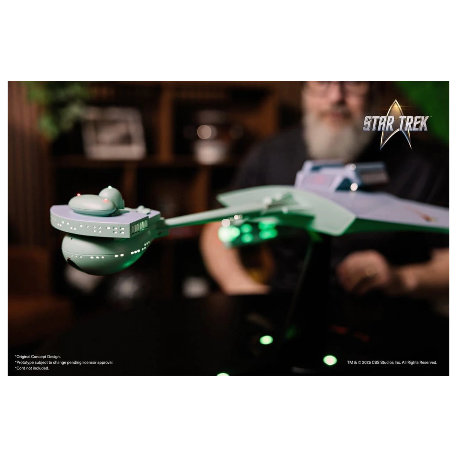 Star Trek TOS DieCast replika 1/350 Klingon D7 Battle Cruiser Original Concept Design 66 cm termékfotó