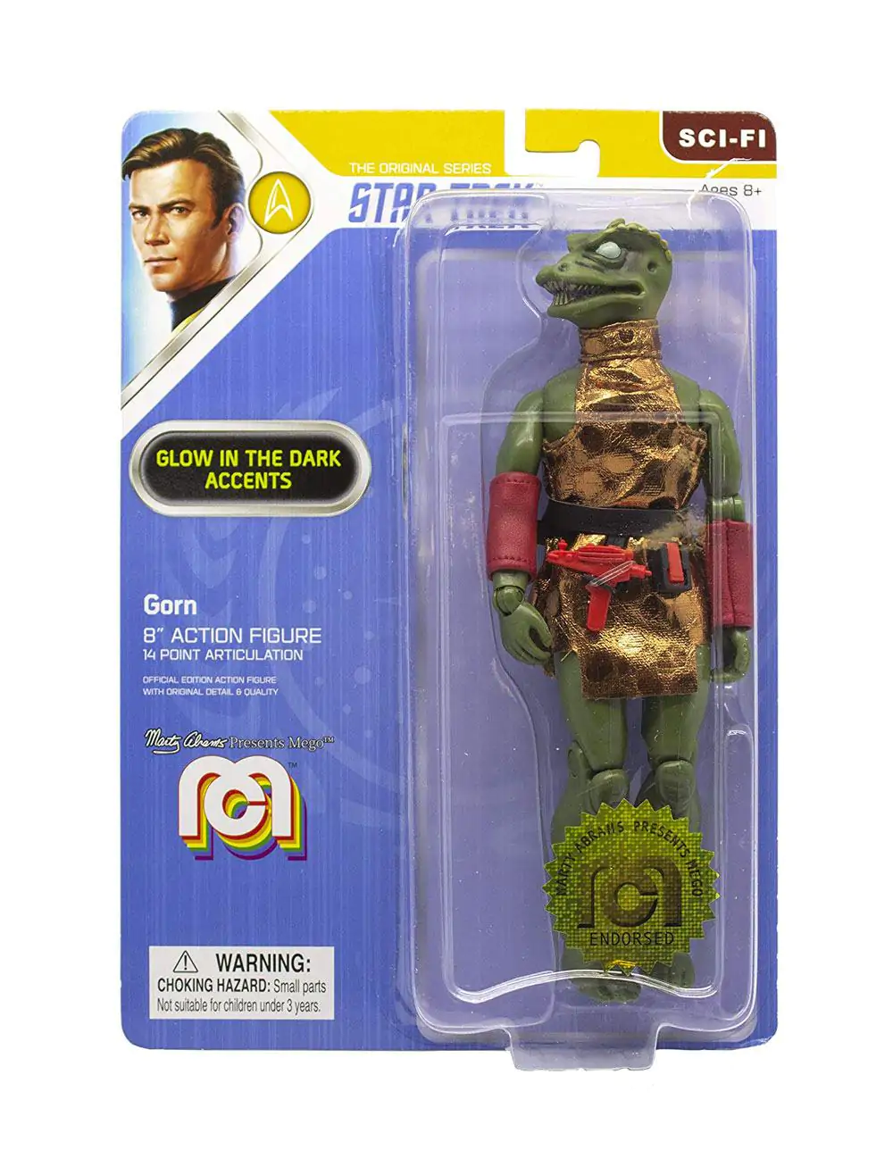 Star Trek TOS Gorn (Glow in the Dark) akciófigura 20 cm termékfotó