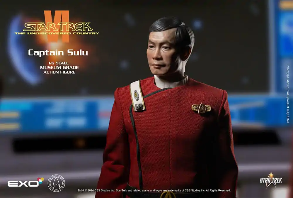 Star Trek VI: The Undiscovered Country 1/6 Captain Hikaru Sulu akciófigura 28 cm termékfotó