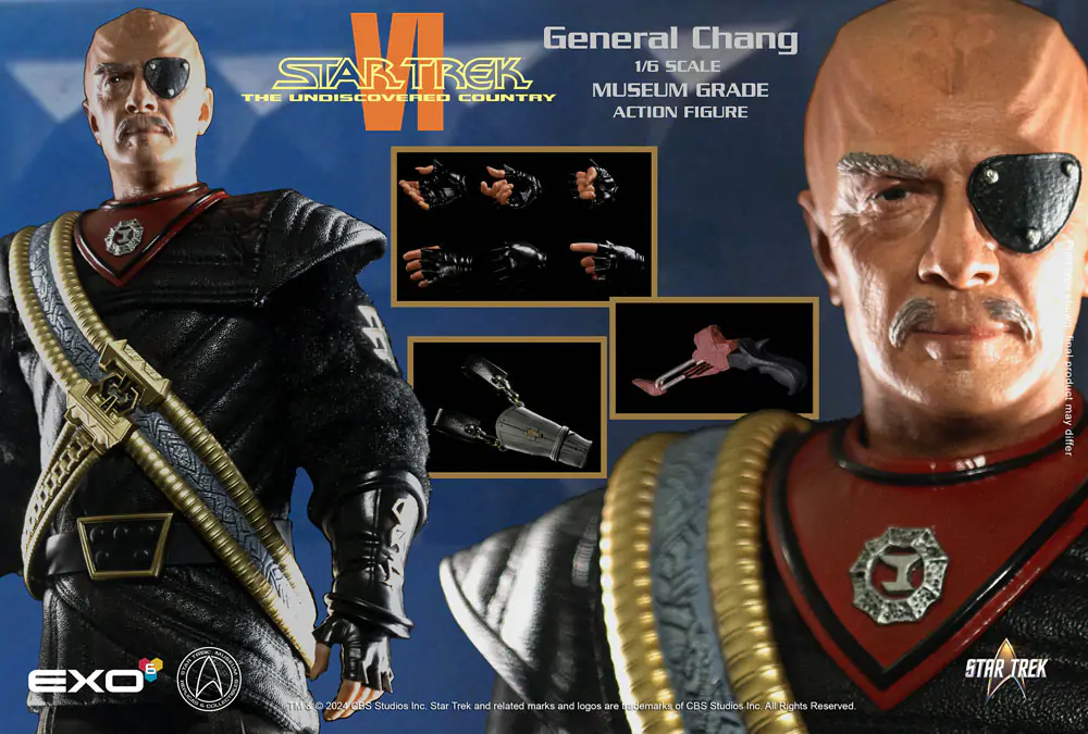 Star Trek VI: The Undiscovered Country 1/6 General Chang akciófigura 30 cm termékfotó