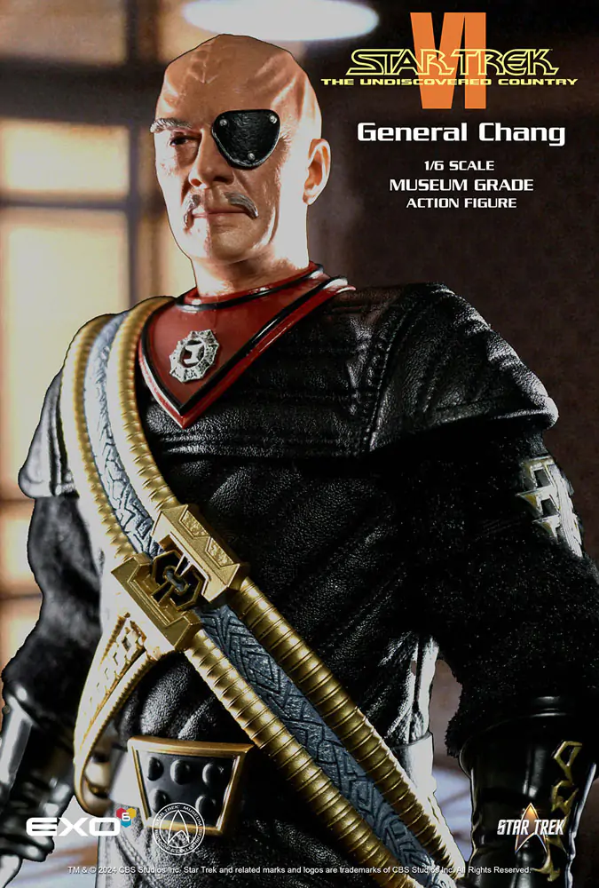 Star Trek VI: The Undiscovered Country 1/6 General Chang akciófigura 30 cm termékfotó