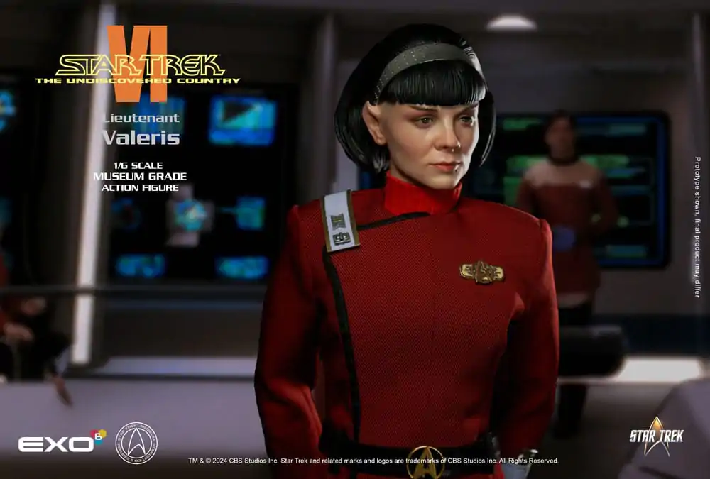 Star Trek VI: The Undiscovered Country 1/6 Lieutenant Valeris akciófigura 28 cm termékfotó