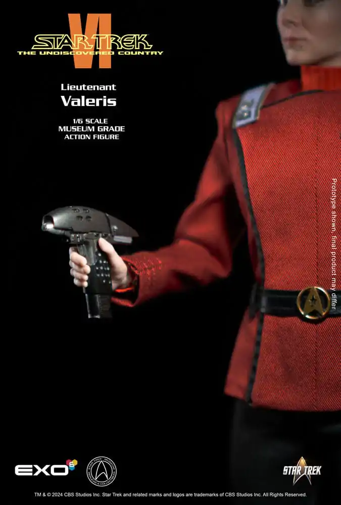 Star Trek VI: The Undiscovered Country 1/6 Lieutenant Valeris akciófigura 28 cm termékfotó