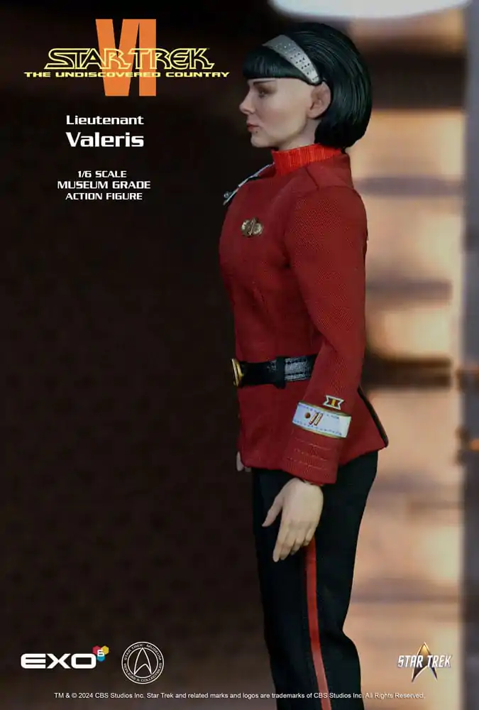 Star Trek VI: The Undiscovered Country 1/6 Lieutenant Valeris akciófigura 28 cm termékfotó