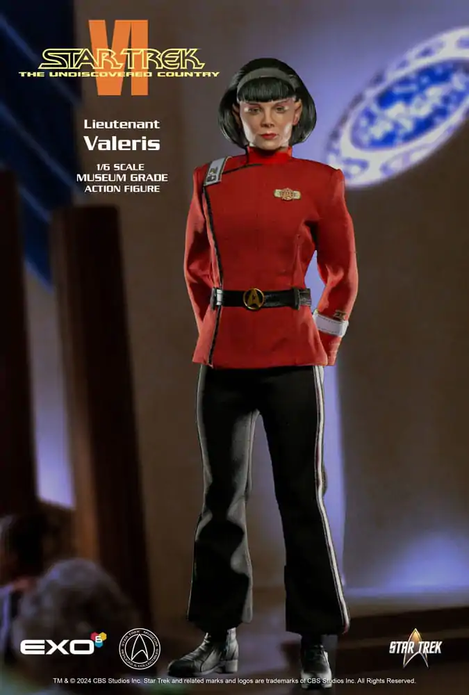 Star Trek VI: The Undiscovered Country 1/6 Lieutenant Valeris akciófigura 28 cm termékfotó