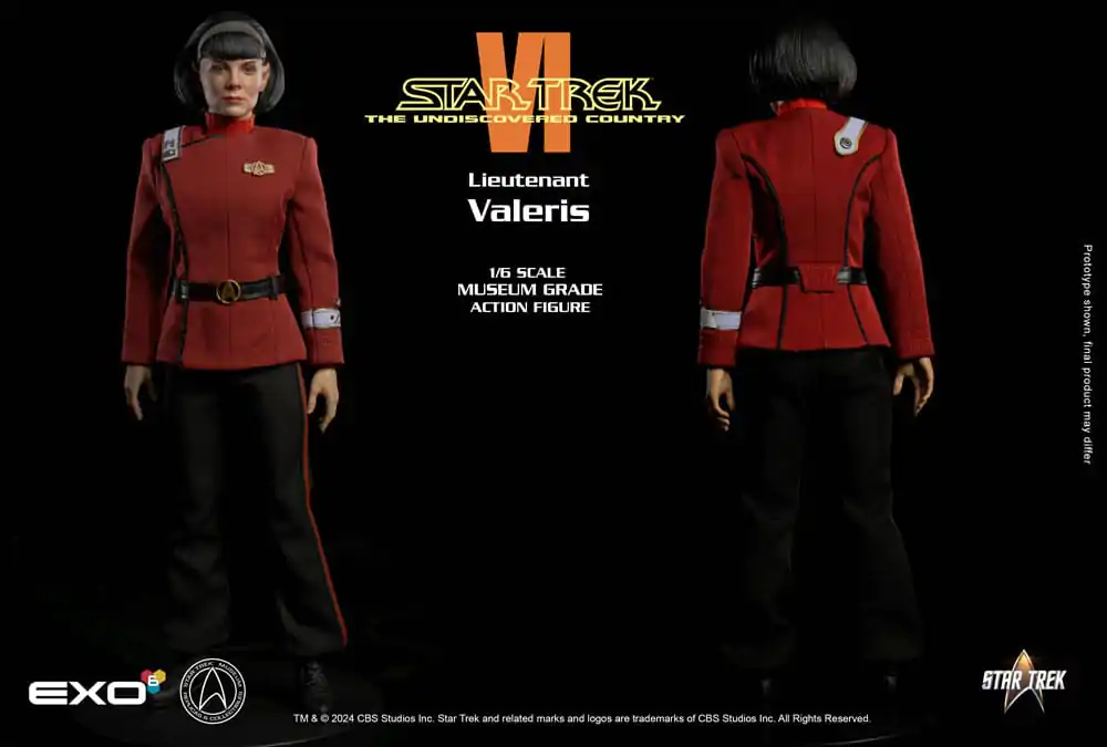 Star Trek VI: The Undiscovered Country 1/6 Lieutenant Valeris akciófigura 28 cm termékfotó