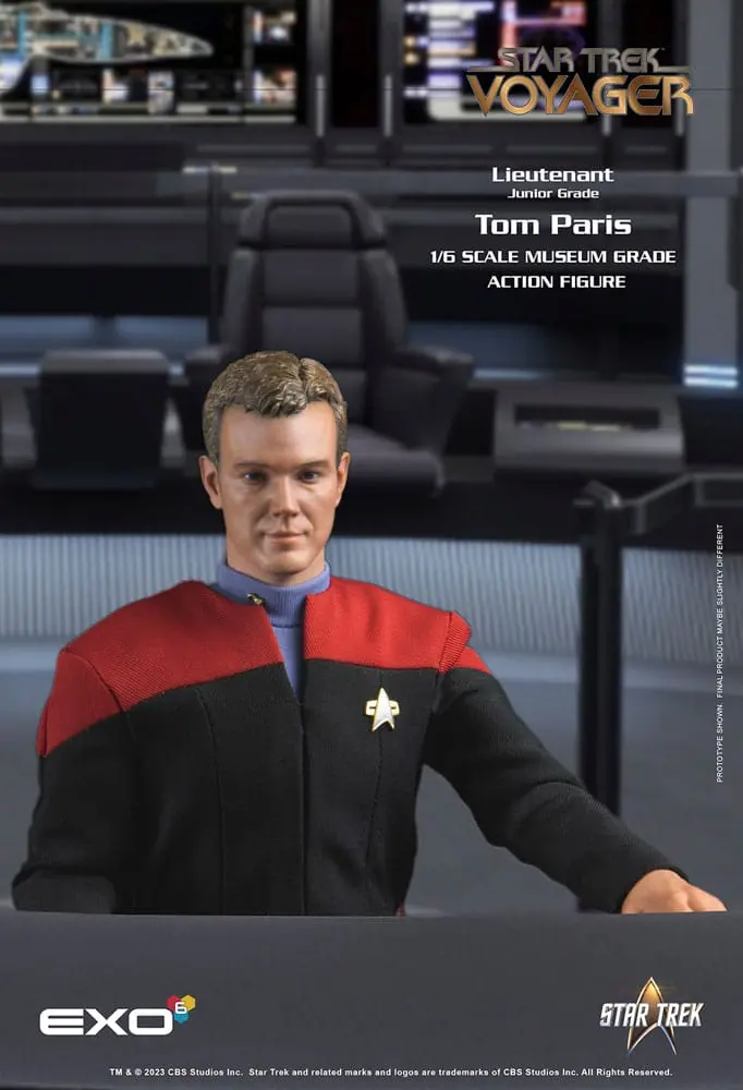 Star Trek: Voyager 1/6 Lieutenant Junior Grade Tom Paris akciófigura 30 cm termékfotó