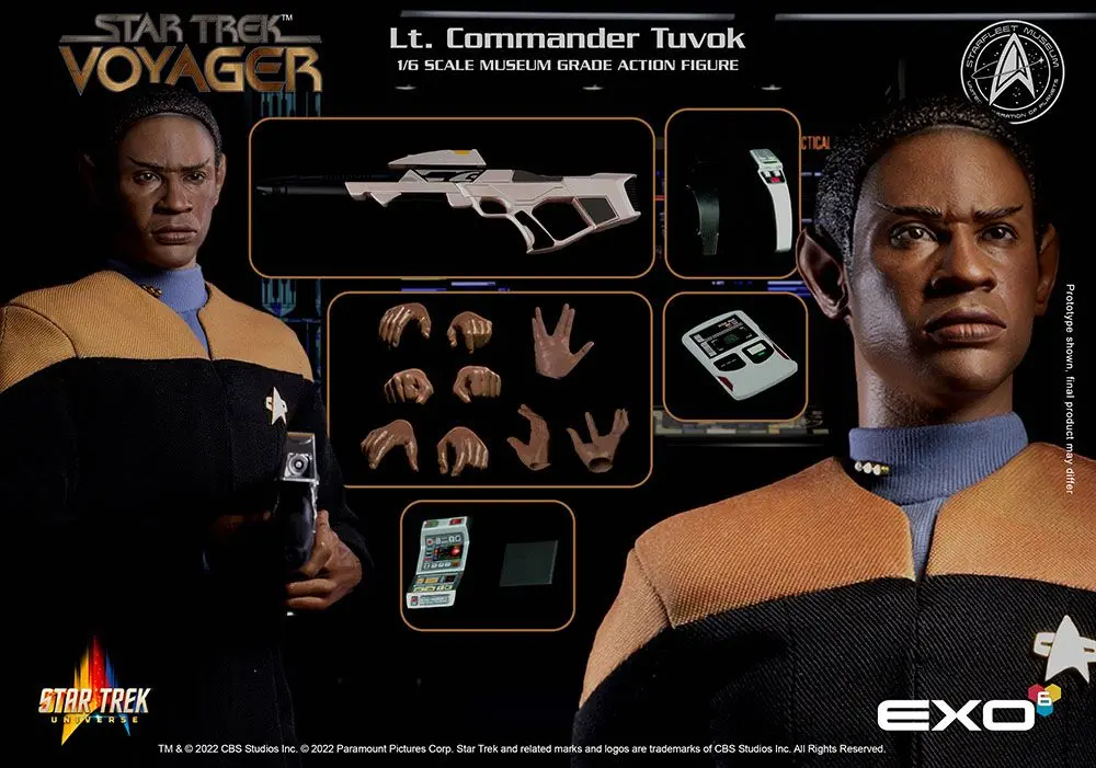 Star Trek: Voyager 1/6 Lt. Commander Tuvok akciófigura 30 cm termékfotó