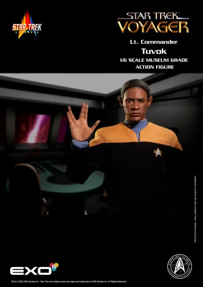 Star Trek: Voyager 1/6 Lt. Commander Tuvok akciófigura 30 cm termékfotó