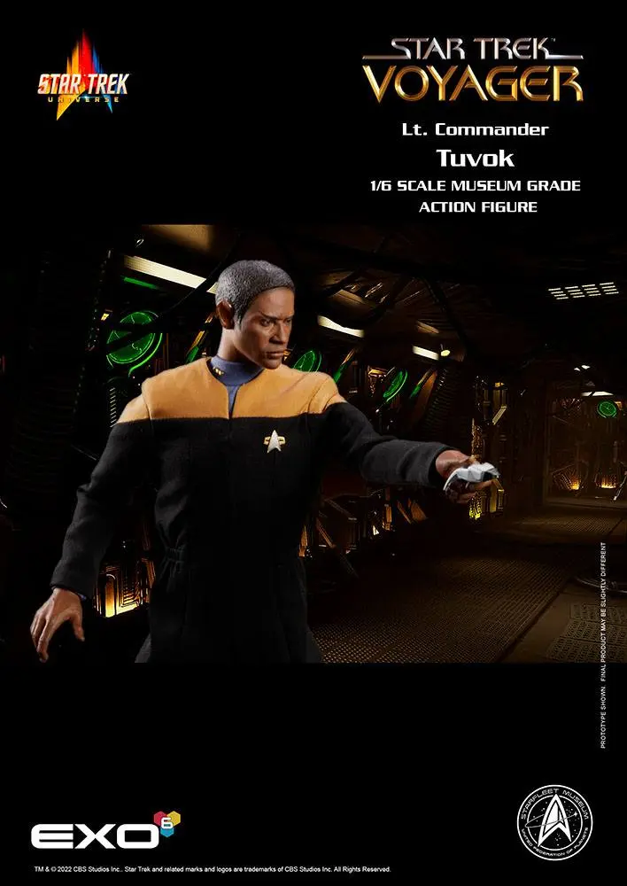 Star Trek: Voyager 1/6 Lt. Commander Tuvok akciófigura 30 cm termékfotó