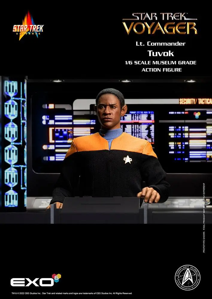 Star Trek: Voyager 1/6 Lt. Commander Tuvok akciófigura 30 cm termékfotó