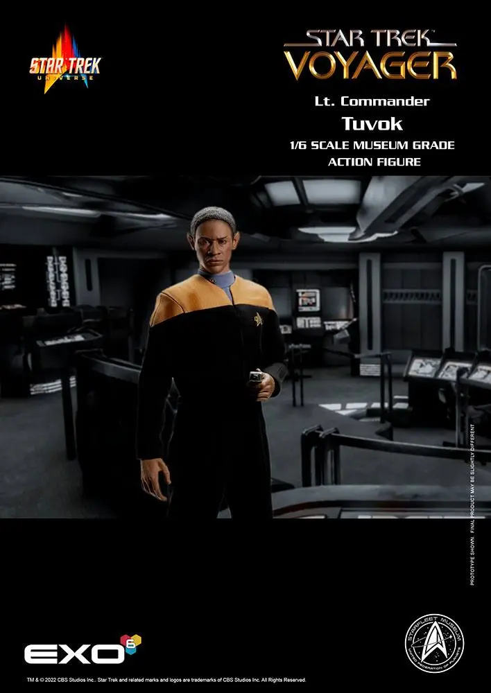 Star Trek: Voyager 1/6 Lt. Commander Tuvok akciófigura 30 cm termékfotó