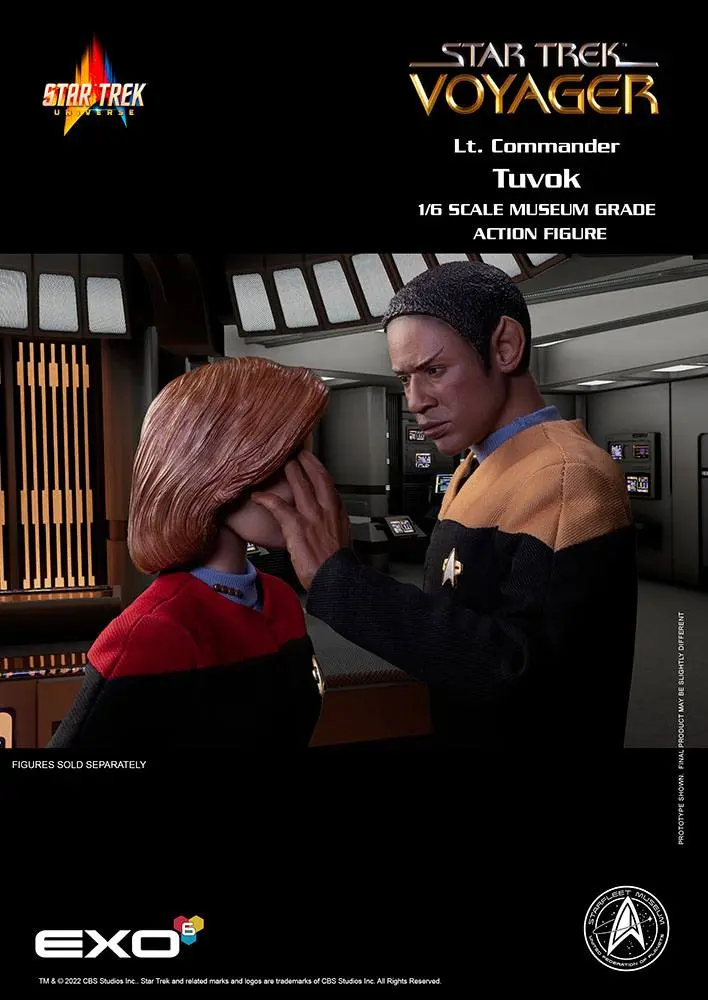 Star Trek: Voyager 1/6 Lt. Commander Tuvok akciófigura 30 cm termékfotó