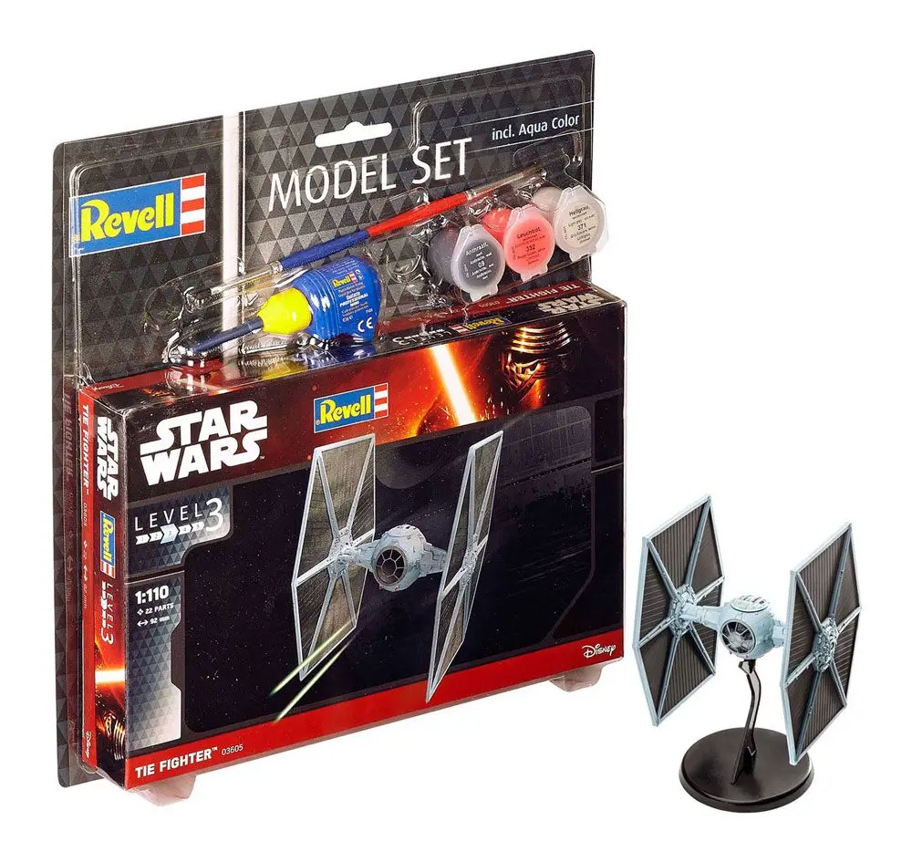 Star Wars 1/110 Model Set TIE Fighter modell készlet 9 cm termékfotó