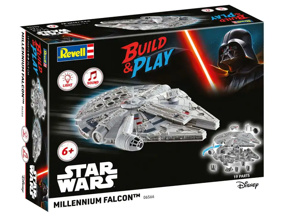 Star Wars 1/164 Millennium Falcon modell készlet 21 cm termékfotó