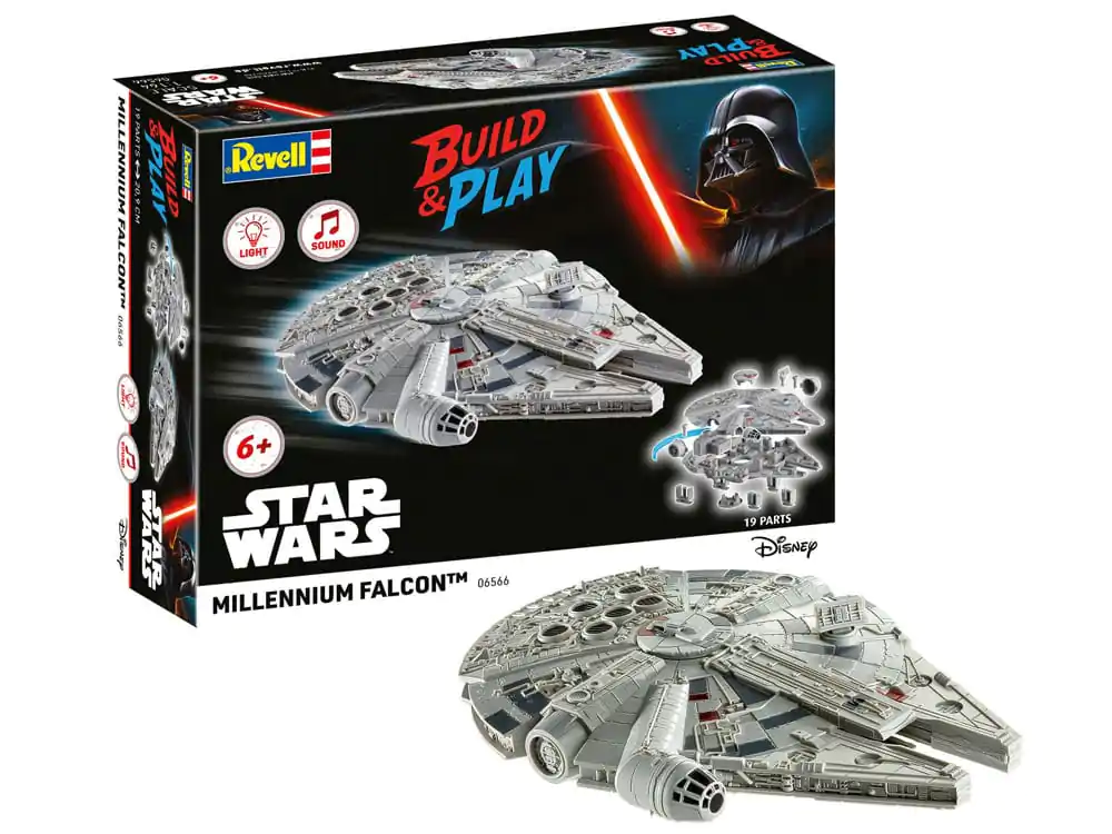 Star Wars 1/164 Millennium Falcon modell készlet 21 cm termékfotó