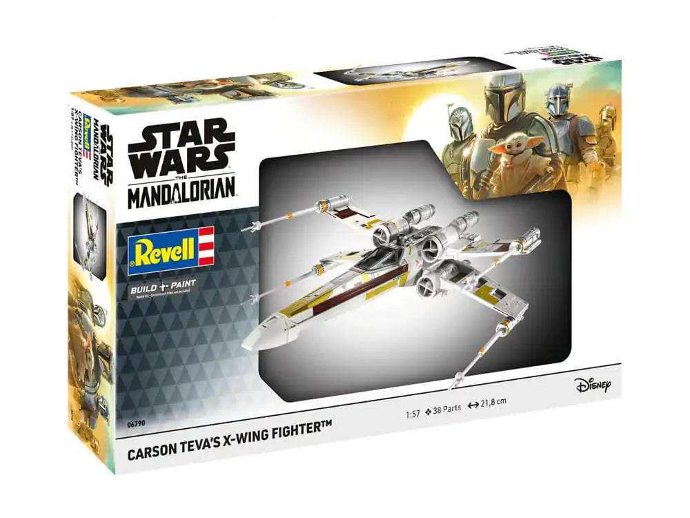 Star Wars 1/57 Carson Teva's X-Wing Fighter modell készlet 22 cm termékfotó