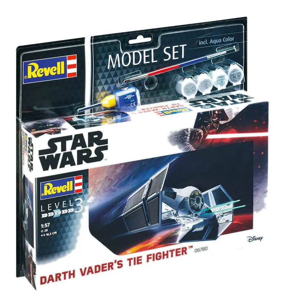 Star Wars 1/57 Darth Vader´s TIE Fighter modell készlet 18 cm termékfotó