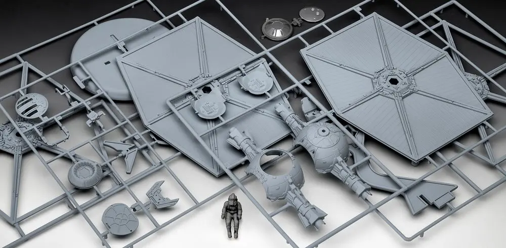 Star Wars 1/57 X-Wing Fighter &amp; 1/65 TIE Fighter modell készlet ajándékcsomag termékfotó