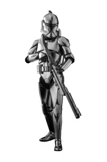 Star Wars 1/6 Clone Trooper (Chrome Version) akciófigura 30 cm termékfotó