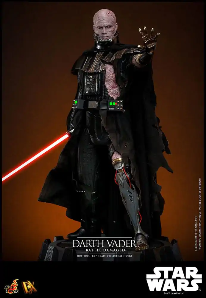 Star Wars 1/6 Darth Vader (Battle Damaged) akciófigura 35 cm termékfotó