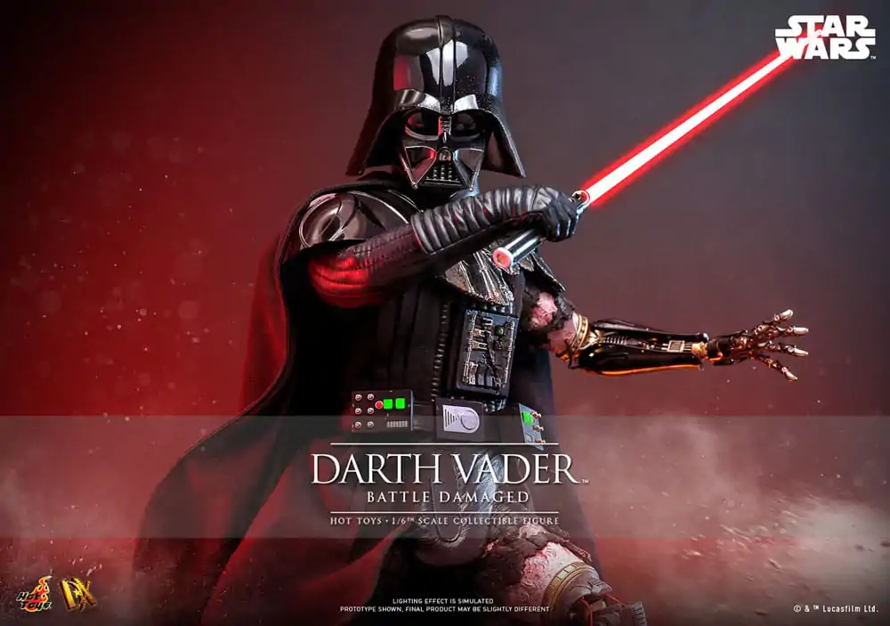 Star Wars 1/6 Darth Vader (Battle Damaged) akciófigura 35 cm termékfotó