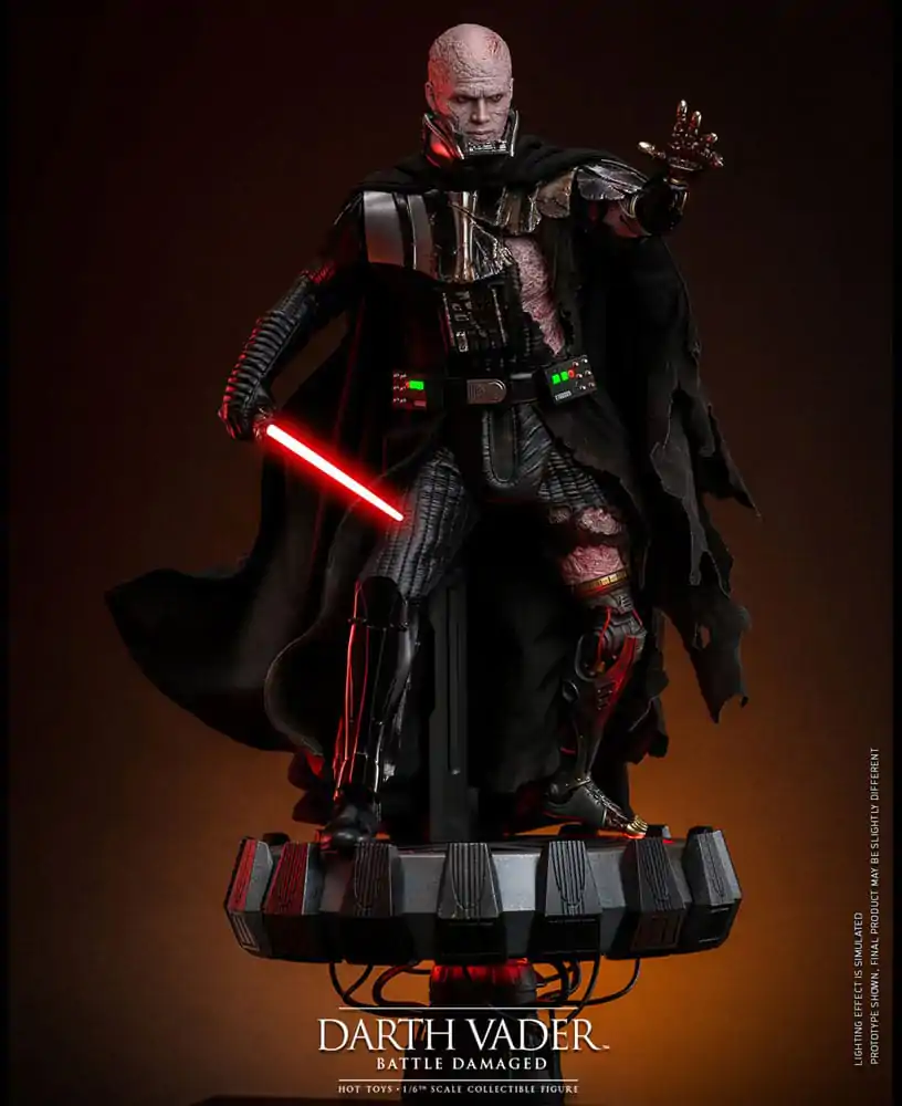 Star Wars 1/6 Darth Vader (Battle Damaged) akciófigura 35 cm termékfotó