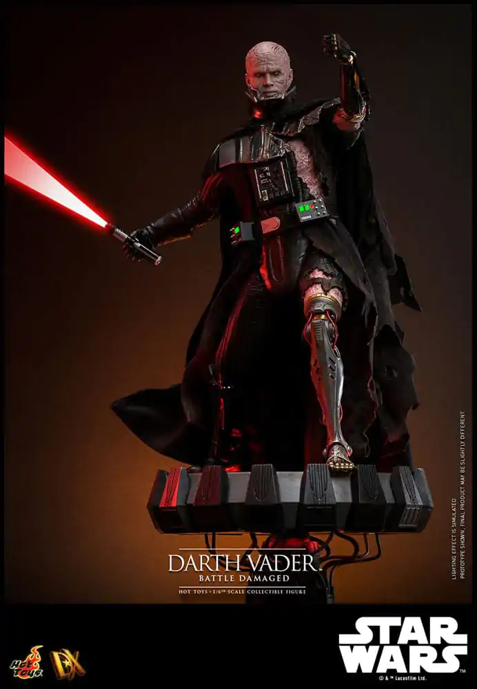 Star Wars 1/6 Darth Vader (Battle Damaged) akciófigura 35 cm termékfotó