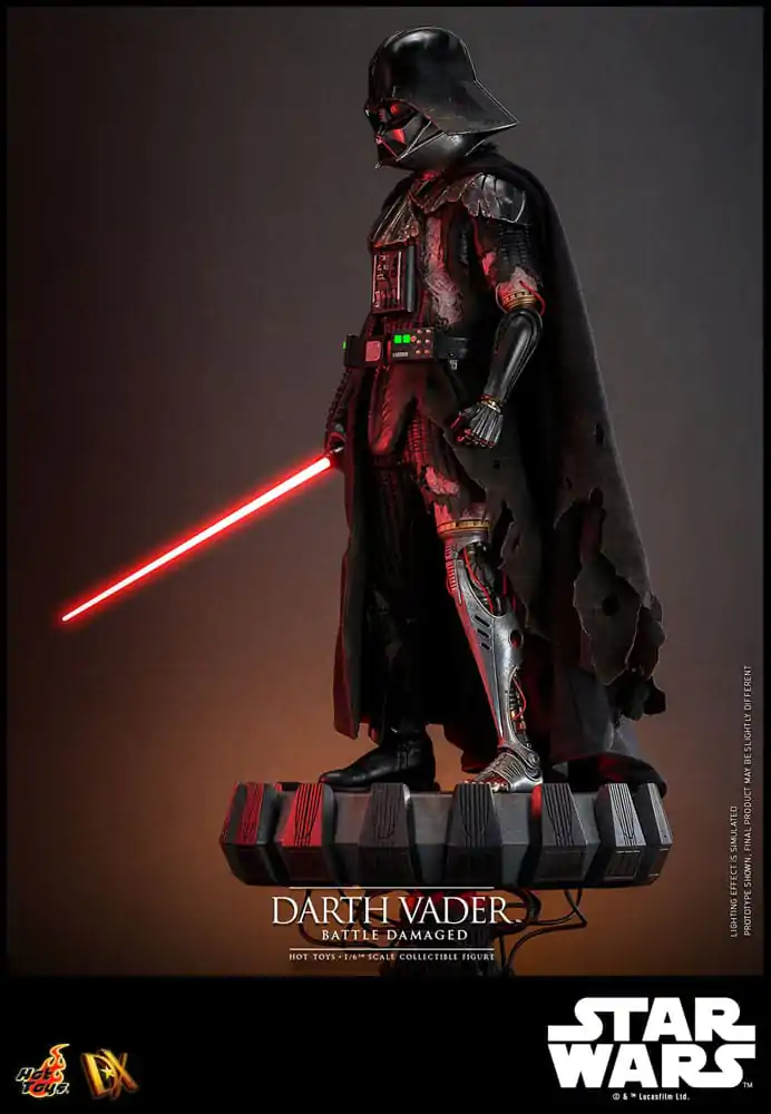 Star Wars 1/6 Darth Vader (Battle Damaged) akciófigura 35 cm termékfotó