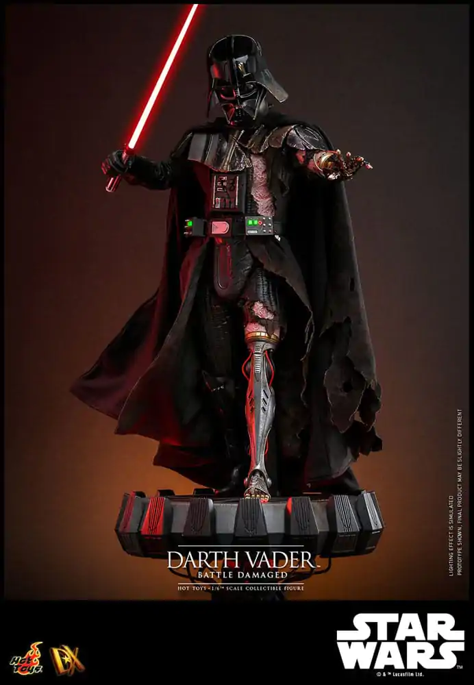 Star Wars 1/6 Darth Vader (Battle Damaged) akciófigura 35 cm termékfotó