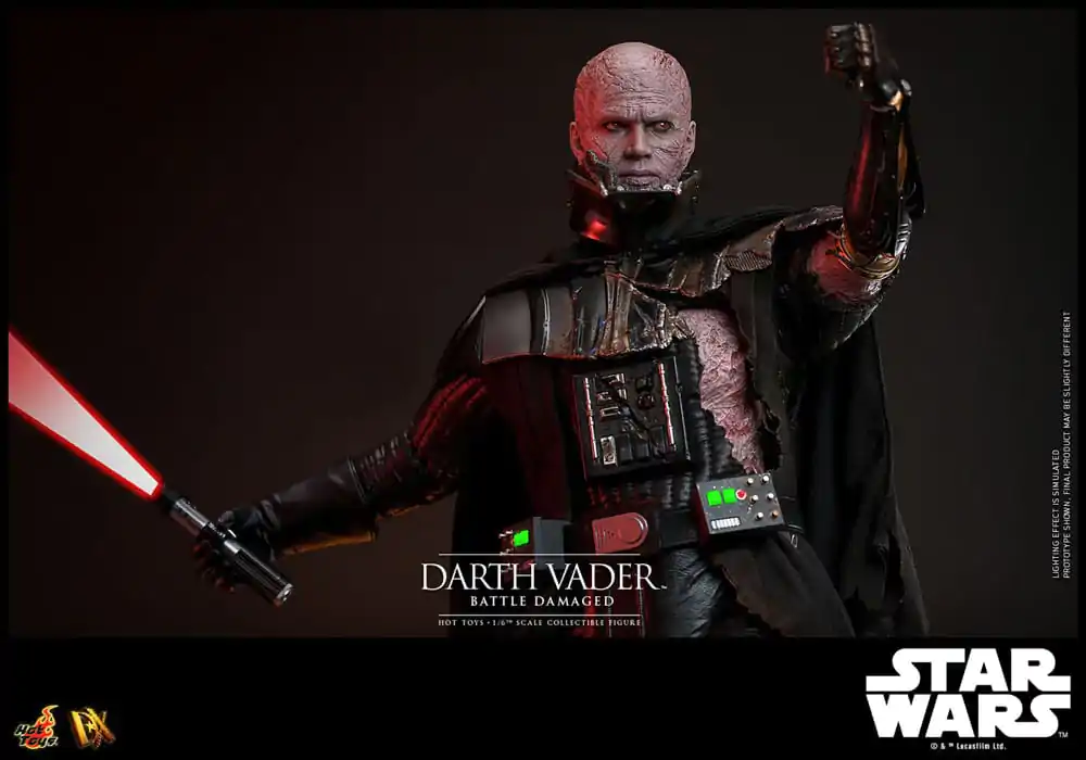 Star Wars 1/6 Darth Vader (Battle Damaged) akciófigura 35 cm termékfotó