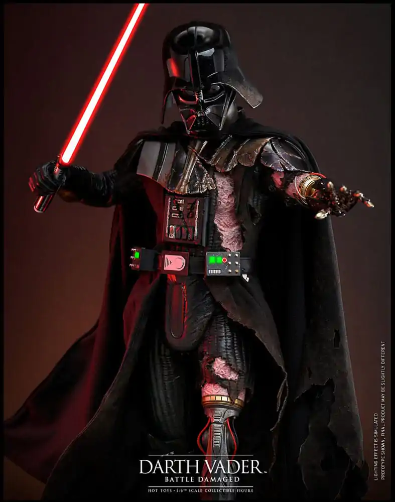 Star Wars 1/6 Darth Vader (Battle Damaged) akciófigura 35 cm termékfotó