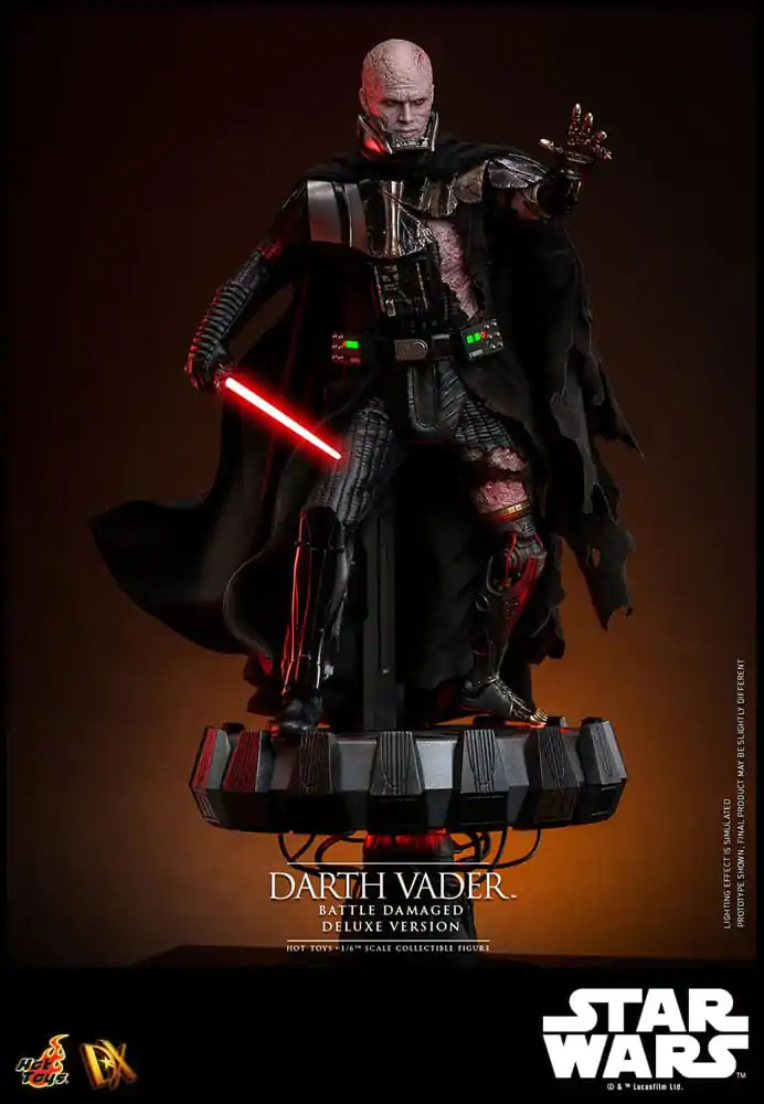 Star Wars 1/6 Darth Vader (Battle Damaged) Deluxe Version akciófigura 35 cm termékfotó