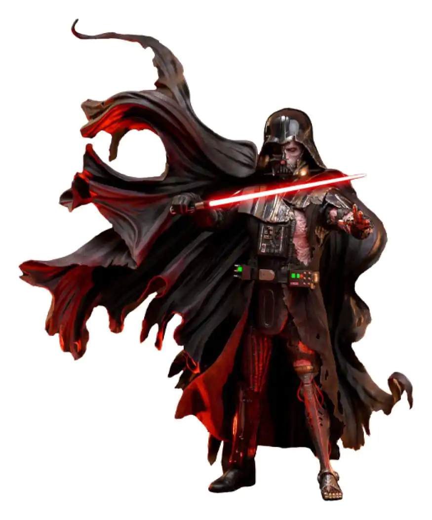 Star Wars 1/6 Darth Vader (Battle Damaged) Deluxe Version akciófigura 35 cm termékfotó